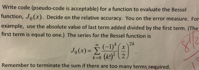 Solved Write code (pseudo -code is acceptable) for a | Chegg.com