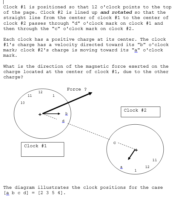 Solved Clock 1 is positioned so that 12 o'clock points to
