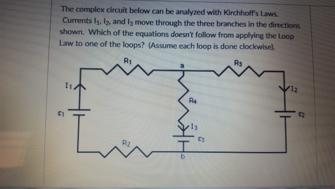Solved The complex circuit below can be analyzed with | Chegg.com