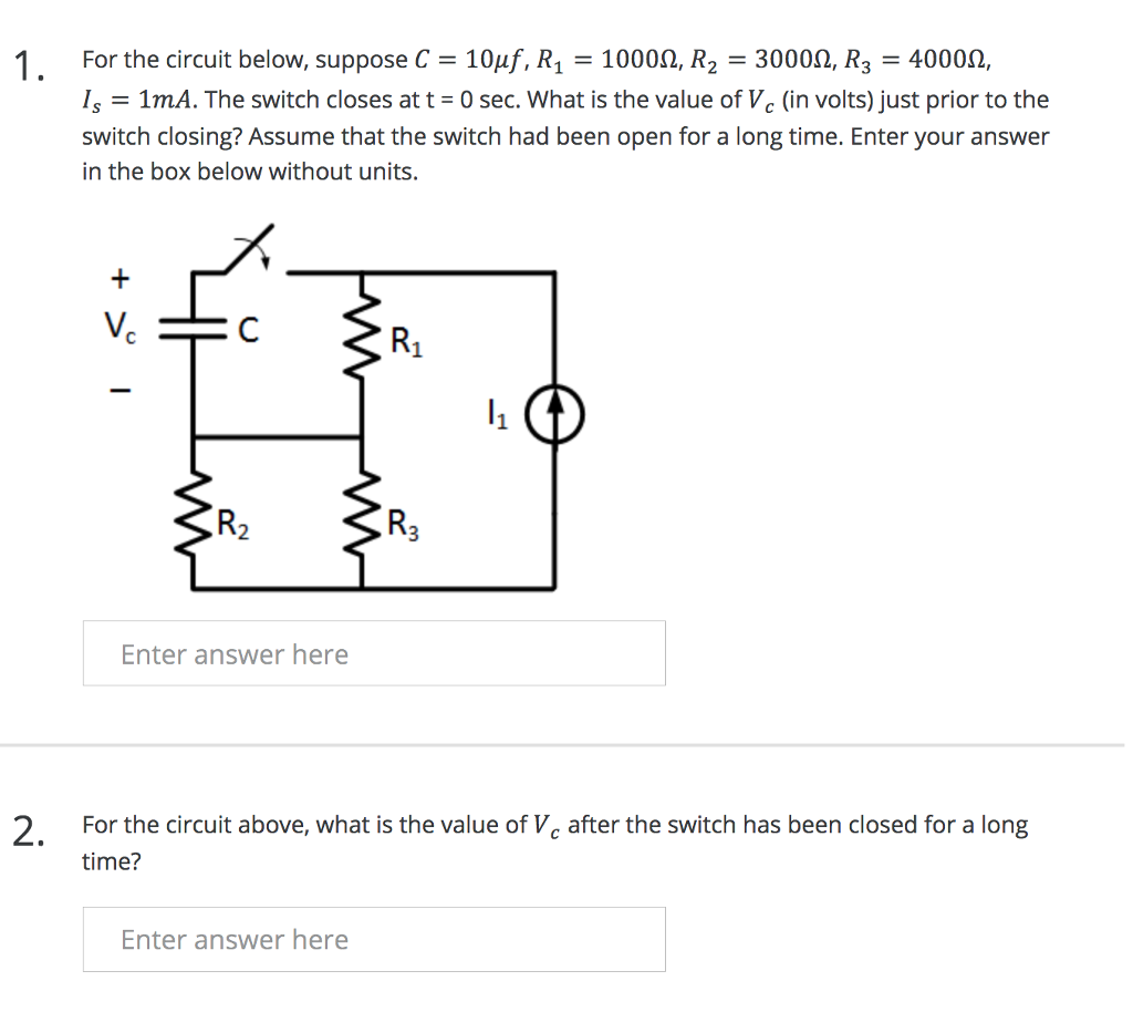 solved-for-the-circuit-below-suppose-c-1ma-the-switch-chegg