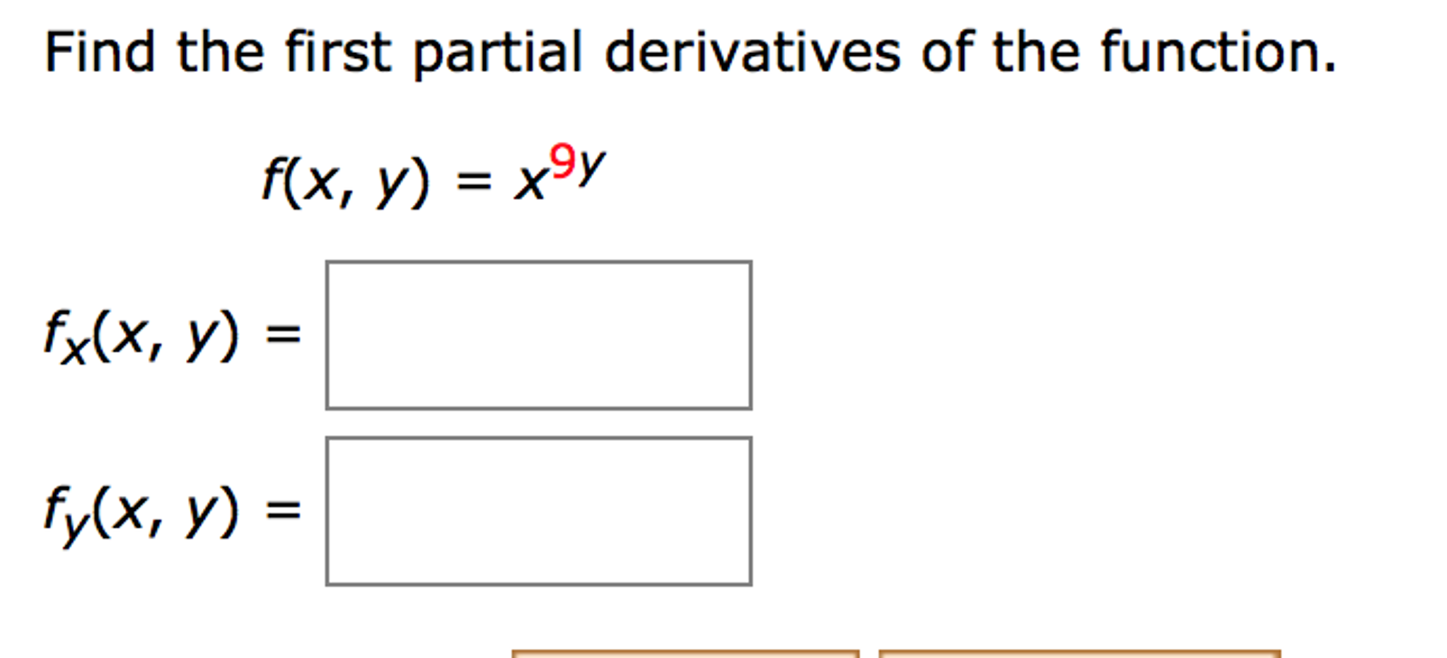 Solved Find the first partial derivatives of the function. | Chegg.com