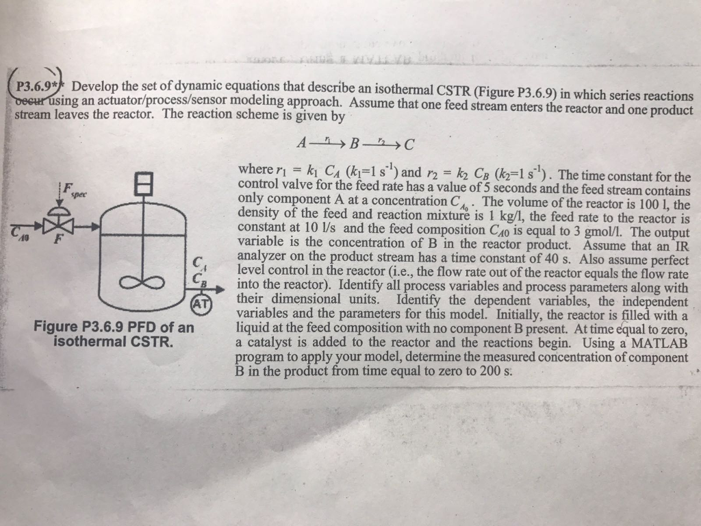Solved Develop the set of dynamic equations that describe an | Chegg.com