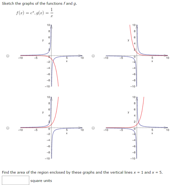 Solved Sketch the graphs of the functions f and g f(x) = | Chegg.com