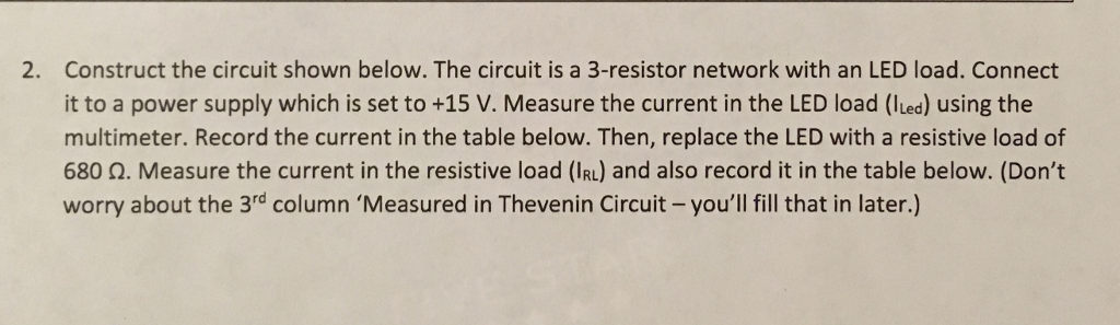 Solved Construct the circuit shown below. The circuit is a | Chegg.com