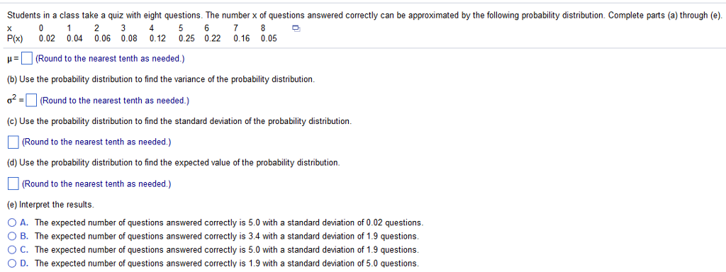 Statistics and probability Archive | February 25 2017 | Chegg.com