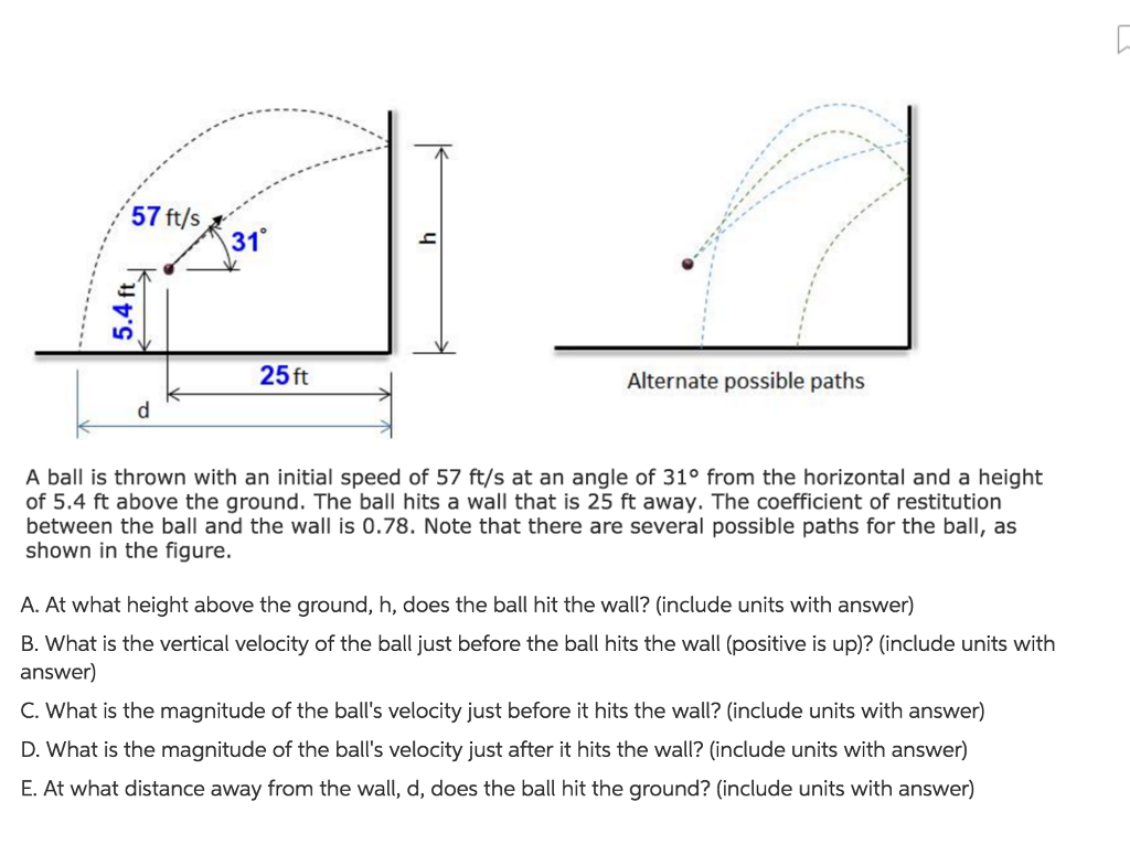 solved-a-ball-is-thrown-with-an-initial-speed-of-57-ft-s-at-chegg