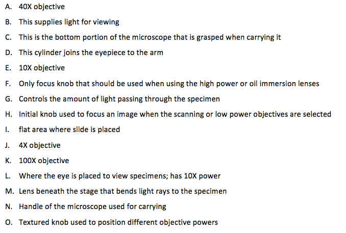 solved-part-iii-2-pts-ea-match-the-microscope-part-to-its-chegg