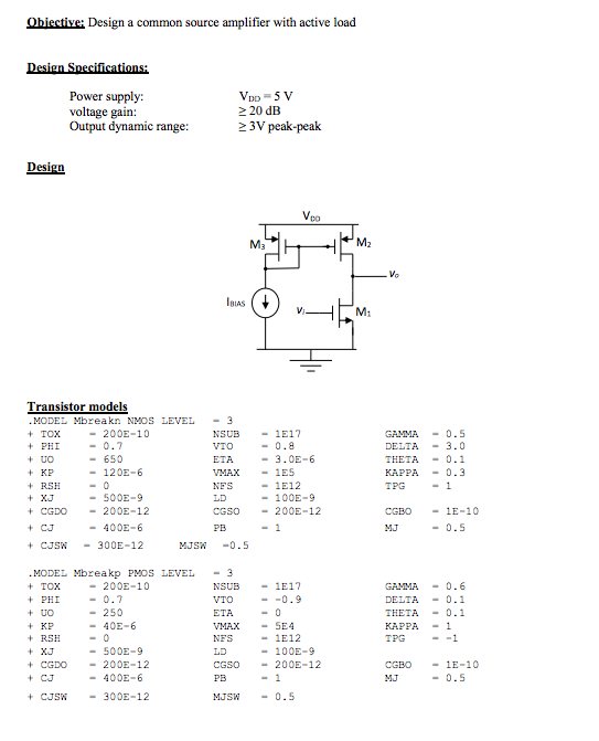 Cs amplifier voltage gain db