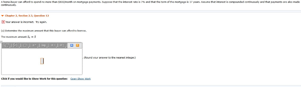 Solved A Home-buyer Can Afford To Spend No More Than | Chegg.com
