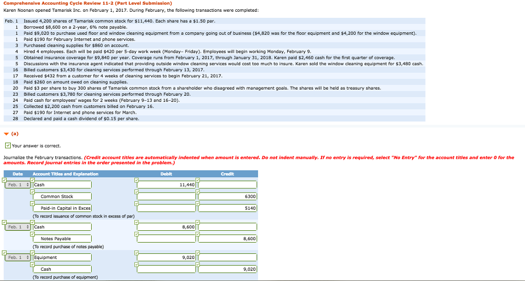 Solved Comprehensive Accounting Cycle Review 112 (Part