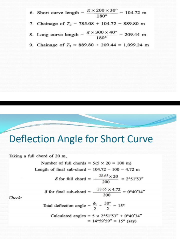 Solved xample Example Two tangents AB and BC intersect at B.