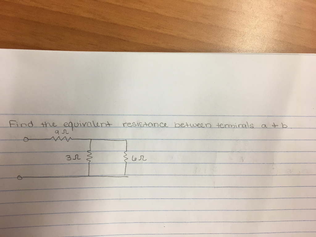 Solved Find The Equivalent Resistance Between Terminals Ab 9064