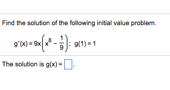 Solved Find The Solution Of The Following Initial Value Chegg Solved Find The Solution Of The Following Initial Value Chegg
