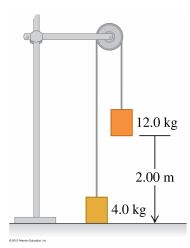 Solved A system of two paint buckets connected by a | Chegg.com