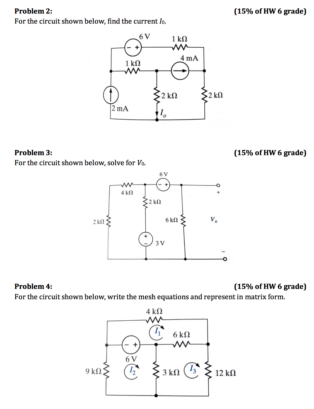 Solved For the circuit shown below, find the current I_0. | Chegg.com