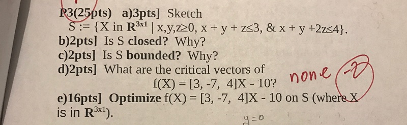 Solved a) Sketch S:={X in R^3 times1|x, y, z | Chegg.com