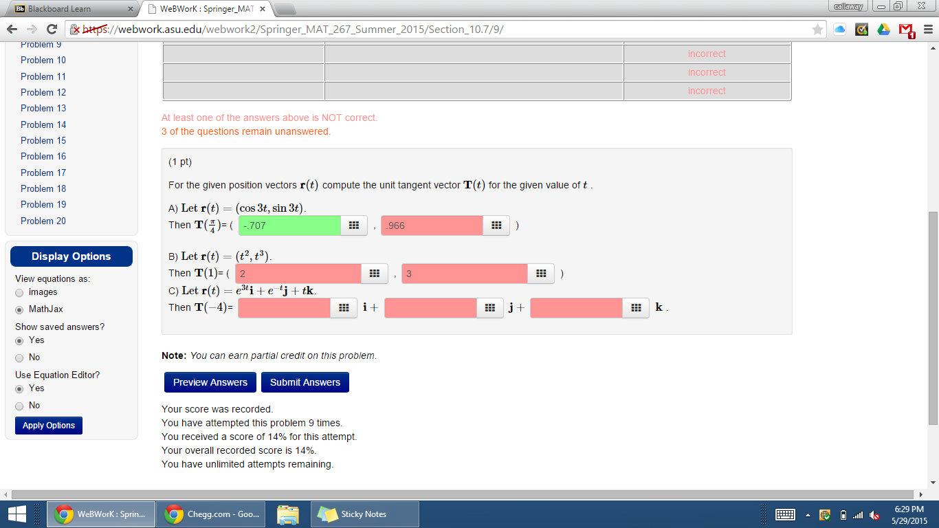 Solved X B WeBWorK Spring MATX Bb Blackboard Learn C Webwork | Chegg.com