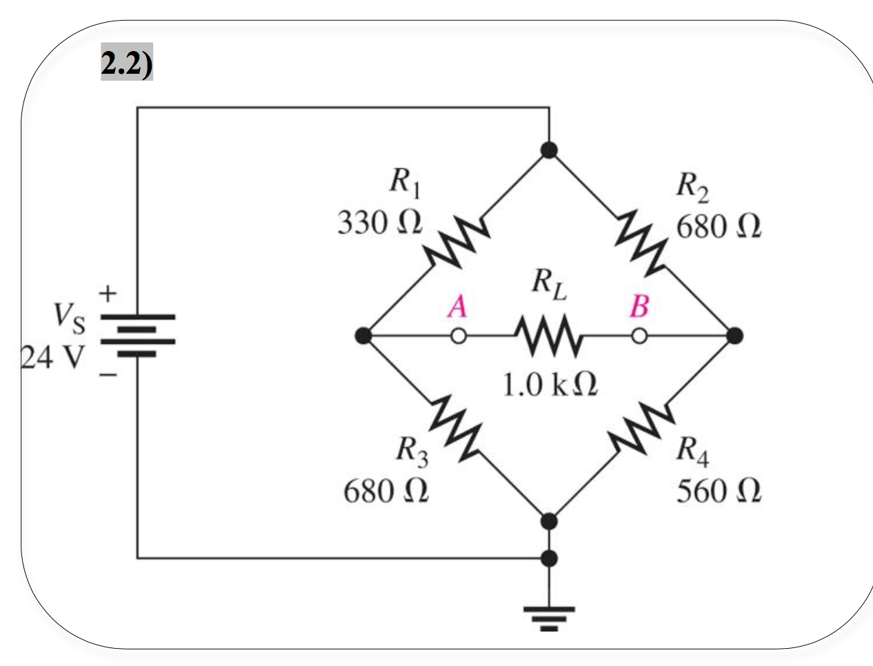 Solved THEVENIN EQUIVALENT RESISTANCE AND VOLTAGE | Chegg.com