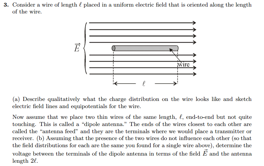 Solved Consider A Wire Of Length L Placed In A Uniform | Chegg.com