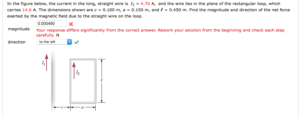 Solved In the figure below, the current in the long, | Chegg.com