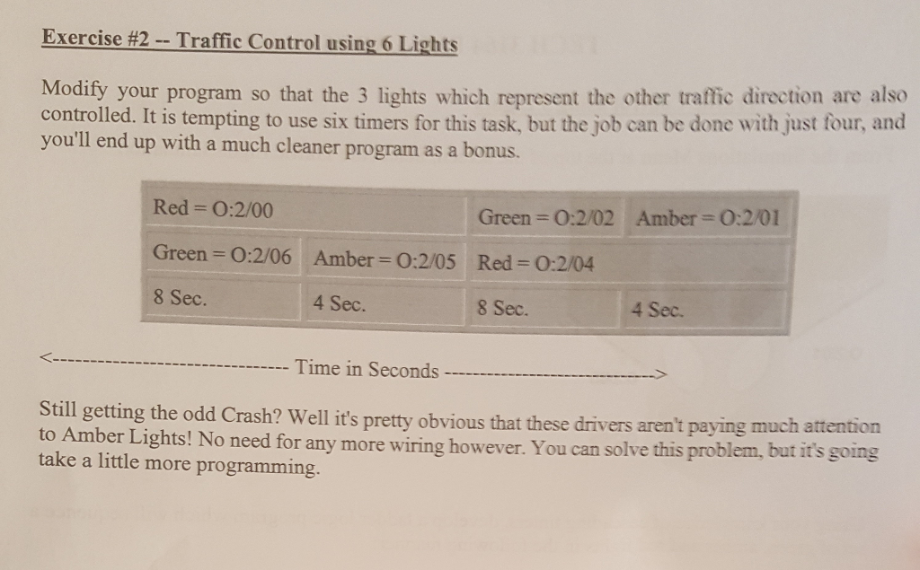 logixpro traffic light exercise 1