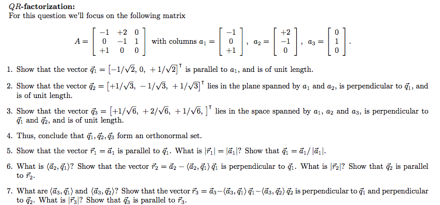 Solved For this question we'll focus on the following matrix | Chegg.com