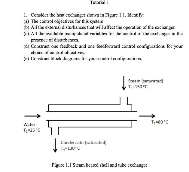 Solved Consider The Heat Exchanger Shown In Figure 1.1. | Chegg.com