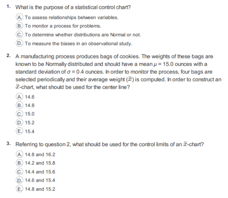 What Is The Purpose Of A Statistical Control Chart