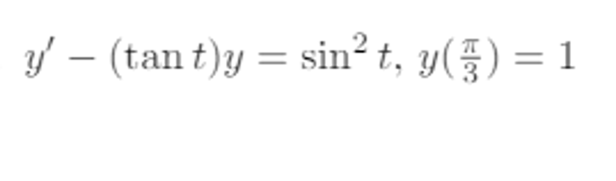 Solved Solve The ?rst Order Di?erential Equations And The | Chegg.com