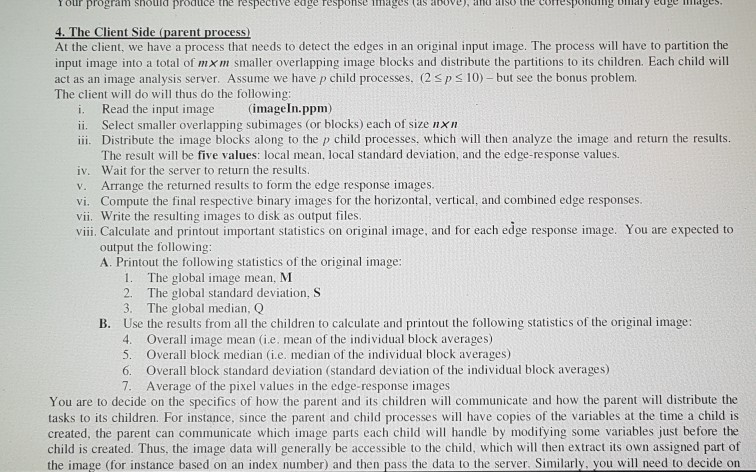 3. THE PROBLEM IMAGE EDGE DETECTION (AS DESCRIBED IN | Chegg.com