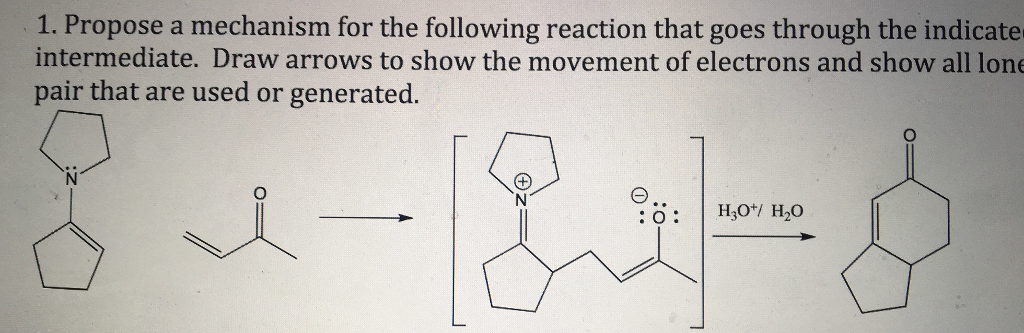 Solved Propose a mechanism for the following reaction that | Chegg.com
