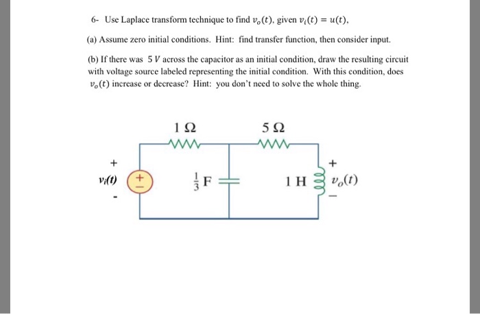 solved-use-laplace-transform-technique-to-find-v-o-t-given-chegg