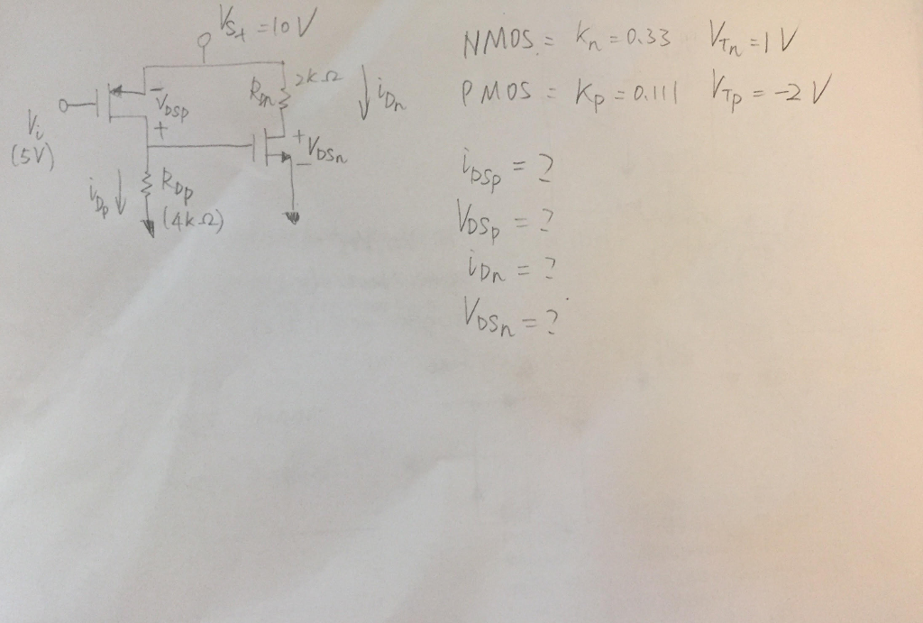 Solved How To Solve The Following MOSFET Problem? It | Chegg.com