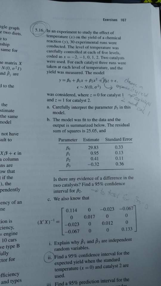 Solved In an experiment to study the effect of temperature | Chegg.com