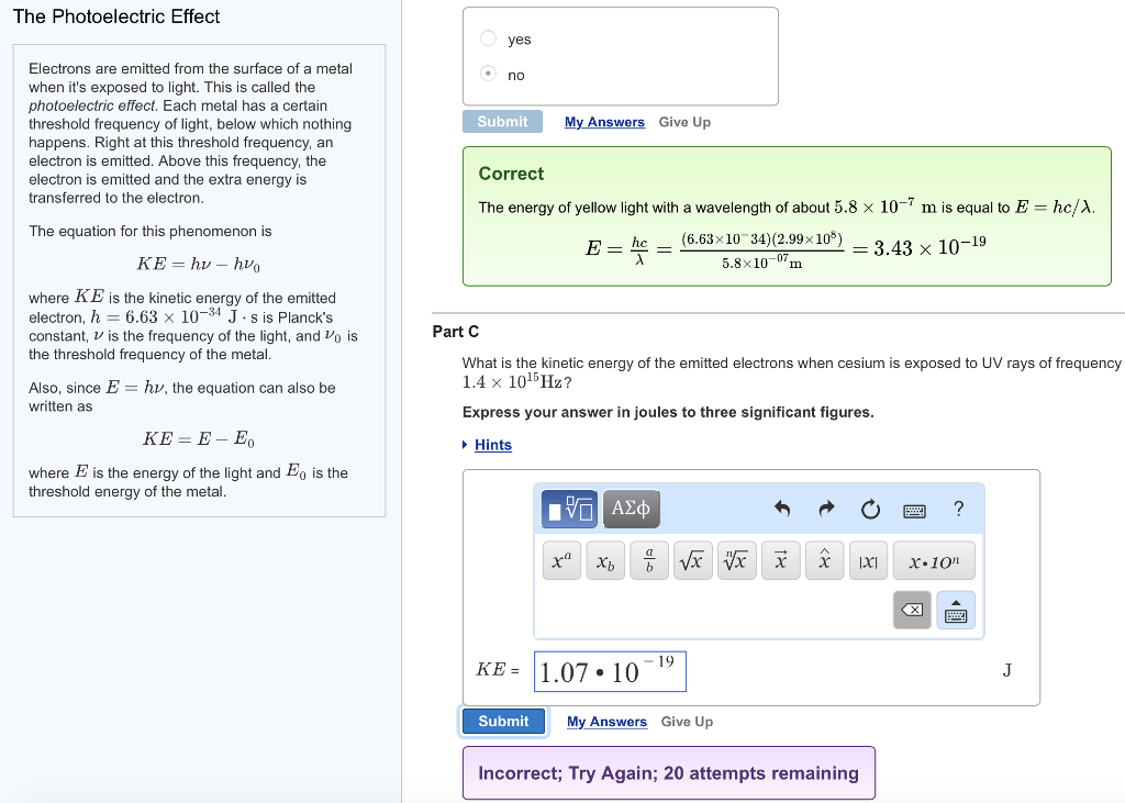 solved-the-photoelectric-effect-electrons-are-emitted-from-chegg