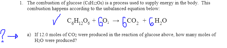 Solved The combustion of glucose (C_6H_12O_6) is a process | Chegg.com