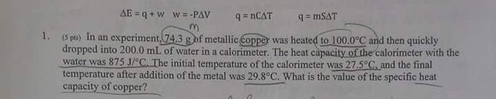 Solved In an experiment, 74.3 g of metallic copper was | Chegg.com