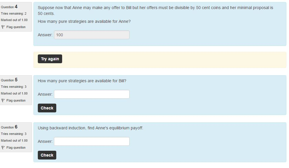 Solved Use the following information to answer questions | Chegg.com