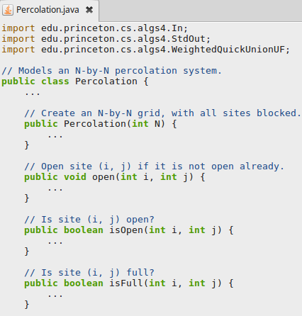 Solved Problem 1. (Model a Percolation System) To model a | Chegg.com