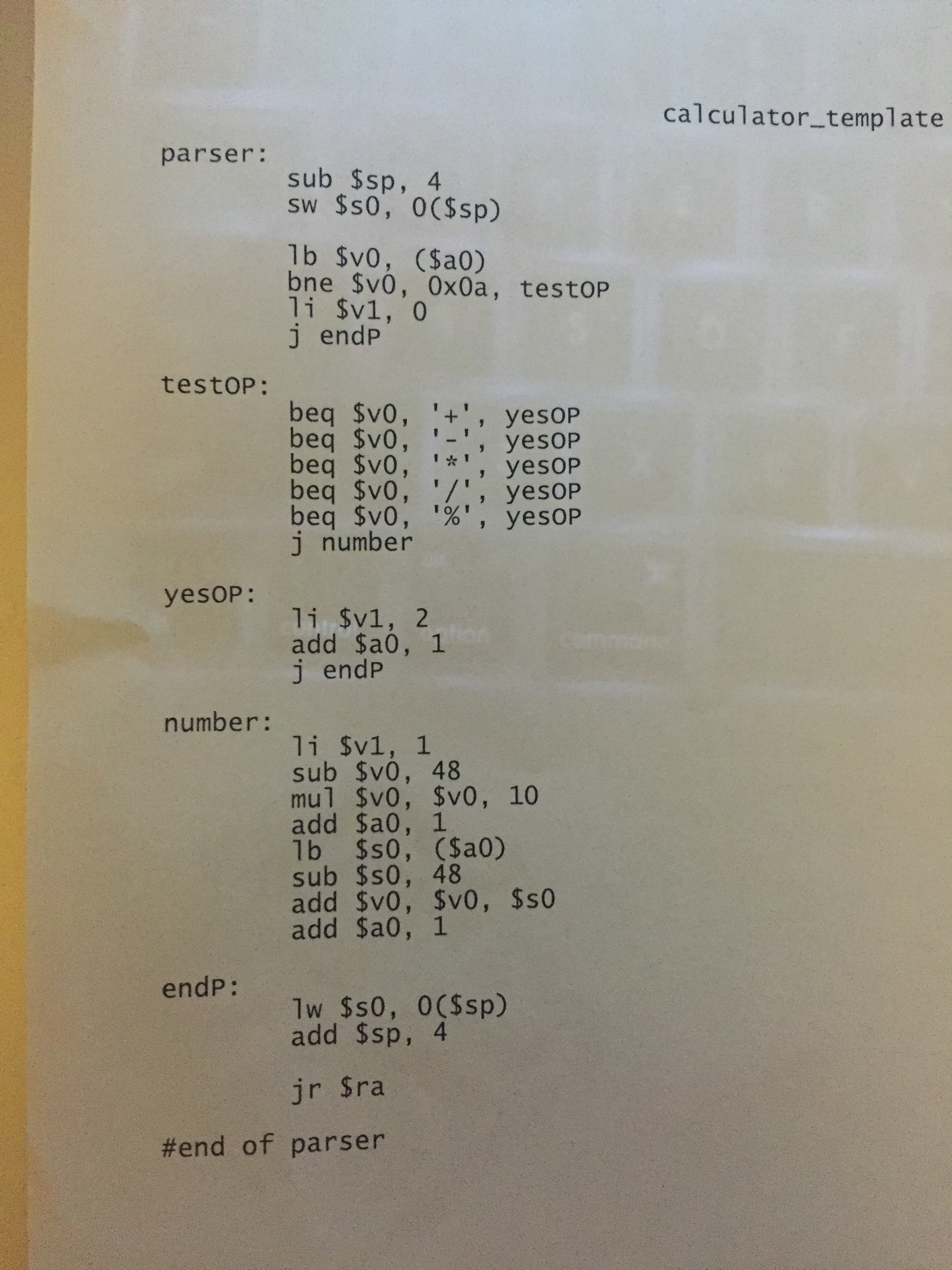 Solved hand calculator assembly language How do I do this? | Chegg.com