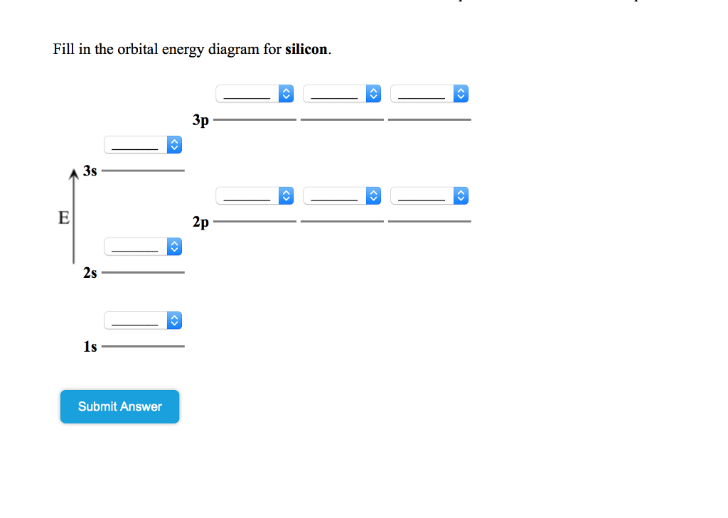 Solved Fill in the orbital energy diagram for the nitrogen | Chegg.com