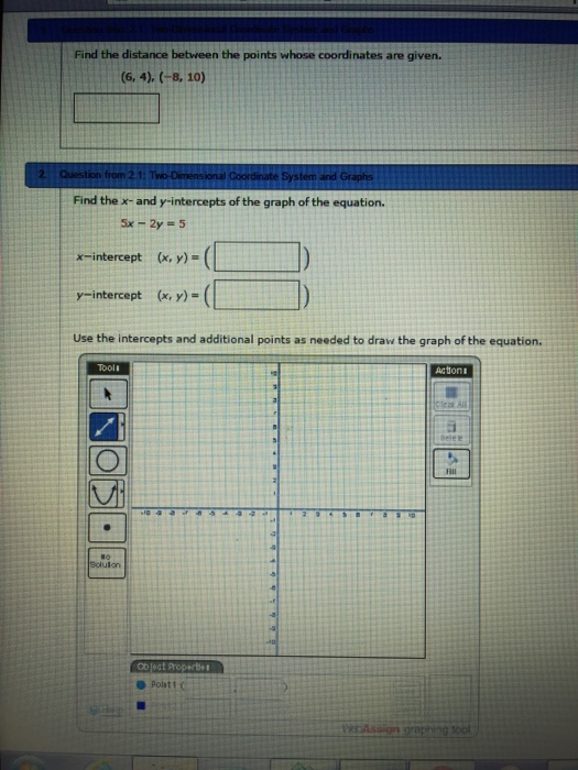 Solved Find The Distance Between The Points Whose | Chegg.com