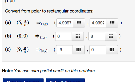 polar to cartesian equation calculator