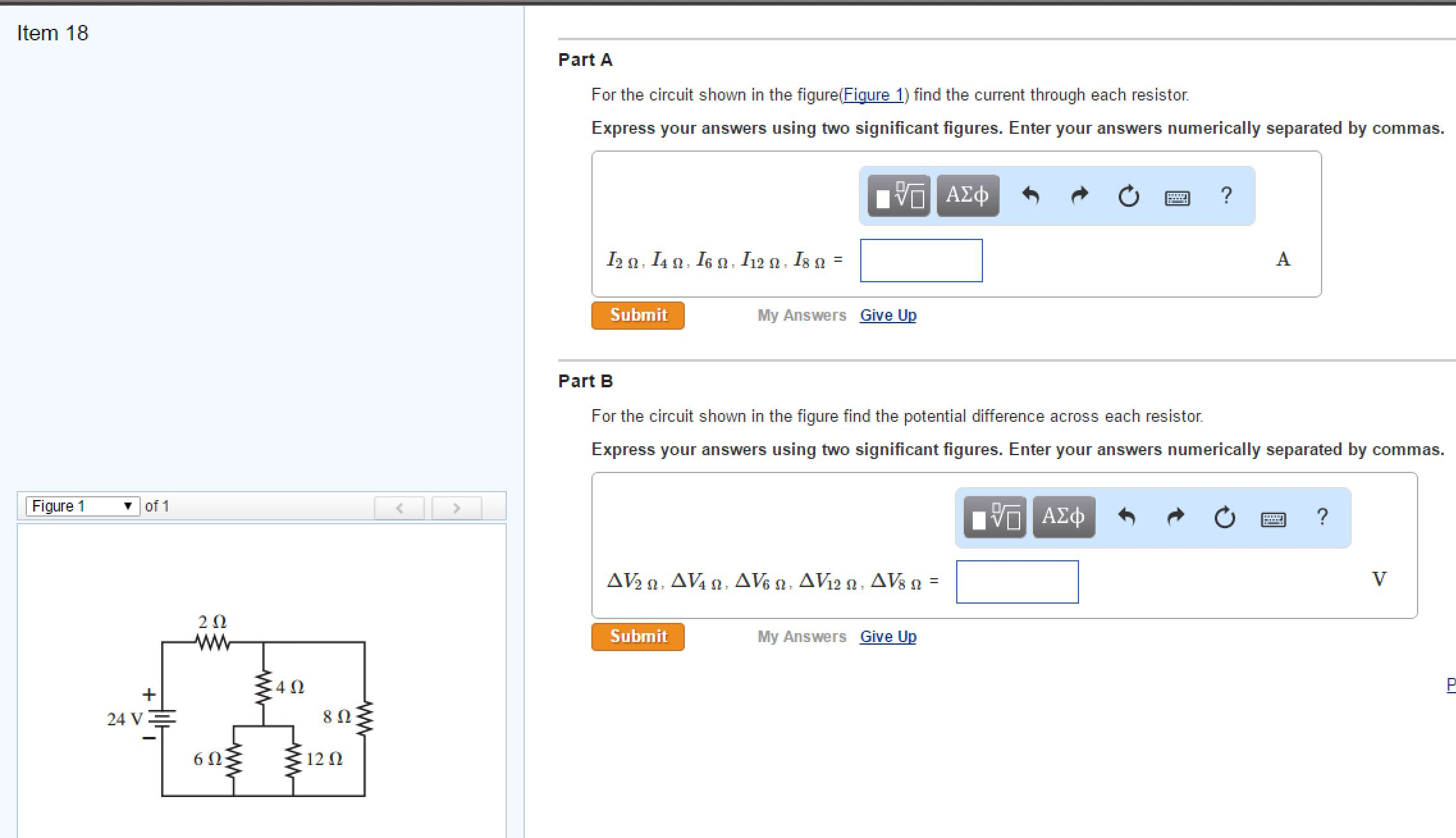 Solved Part A For the circuit shown in the figure(Figure | Chegg.com
