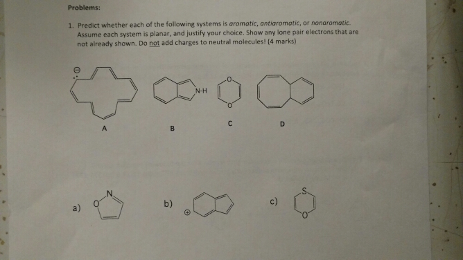 Solved Predict whether each of the following systems is | Chegg.com