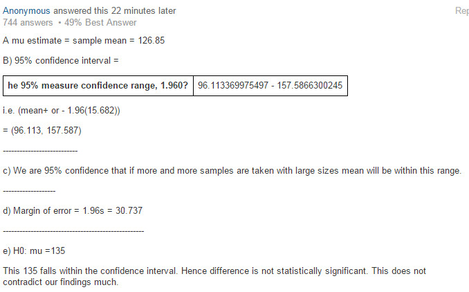 Solved A production manager is trying to determine the | Chegg.com