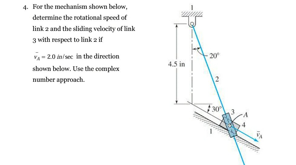Solved For the mechanism shown below, determine the | Chegg.com