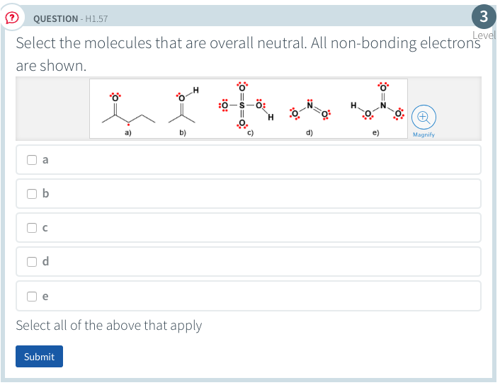 Solved Select the molecules that are overall neutral. All | Chegg.com