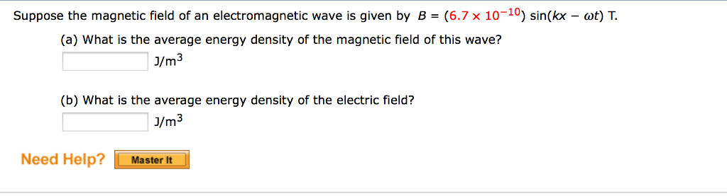 Solved Suppose the magnetic field of an electromagnetic wave | Chegg.com