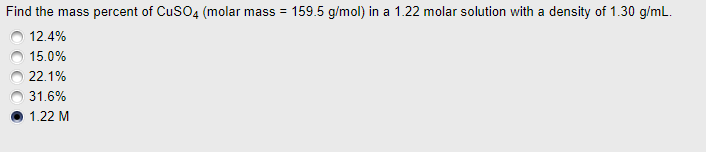 cuso4 molar mass